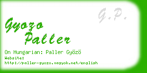 gyozo paller business card
